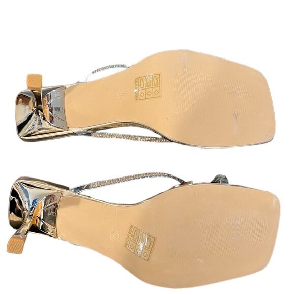 REVOLVE- Superdown Jenn Heel Rose Gold Size 10 - Picture 7 of 8